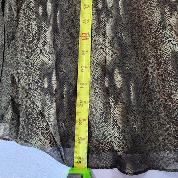 Rare Vintage 90's Dana Buchman Dress Luxury 2 Piece Snake Print 14 With Tags NOS - Picture 15 of 16